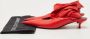 Balenciaga Vintage Pre-owned Leather heels Red Dames - Thumbnail 9