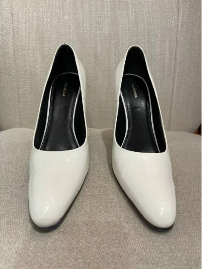 Balenciaga Vintage Pre-owned Leather heels White Dames