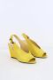 Balenciaga Vintage Pre-owned Leather heels Yellow Dames - Thumbnail 3