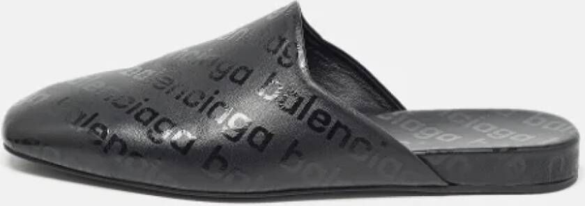 Balenciaga Vintage Pre-owned Leather mules Black Heren