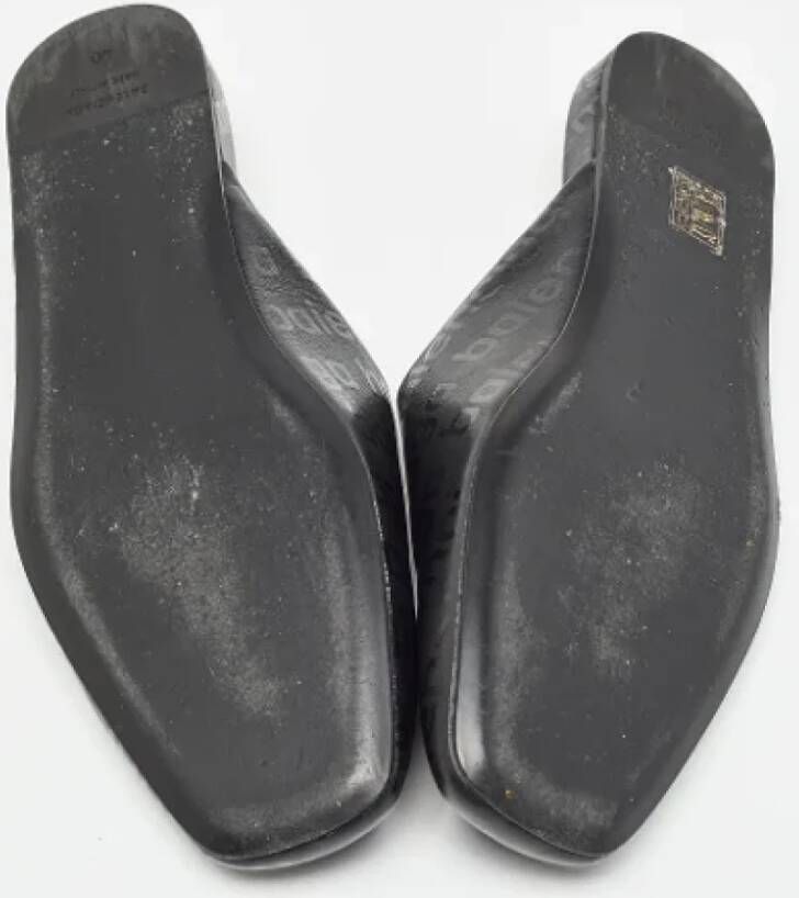 Balenciaga Vintage Pre-owned Leather mules Black Heren