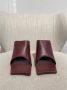Balenciaga Vintage Pre-owned Leather mules Red Dames - Thumbnail 2
