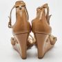 Balenciaga Vintage Pre-owned Leather sandals Beige Dames - Thumbnail 5