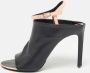 Balenciaga Vintage Pre-owned Leather sandals Black Dames - Thumbnail 2