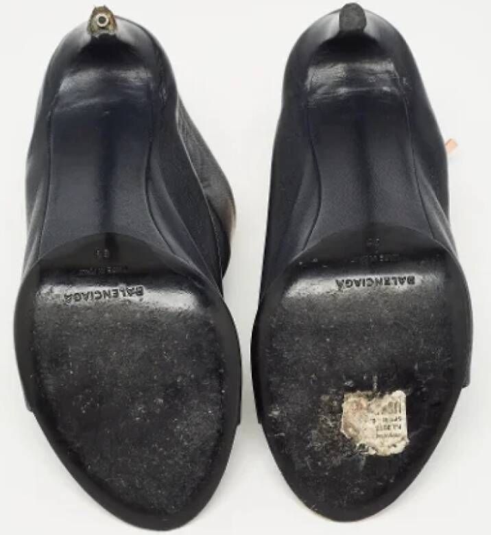 Balenciaga Vintage Pre-owned Leather sandals Black Dames