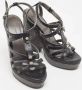 Balenciaga Vintage Pre-owned Leather sandals Black Dames - Thumbnail 3