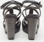 Balenciaga Vintage Pre-owned Leather sandals Black Dames - Thumbnail 4