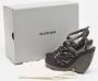 Balenciaga Vintage Pre-owned Leather sandals Black Dames - Thumbnail 8