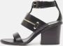 Balenciaga Vintage Pre-owned Leather sandals Black Dames - Thumbnail 2