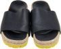 Balenciaga Vintage Pre-owned Leather sandals Black Dames - Thumbnail 2