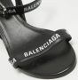 Balenciaga Vintage Pre-owned Leather sandals Black Dames - Thumbnail 7