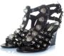 Balenciaga Vintage Pre-owned Leather sandals Black Dames - Thumbnail 3