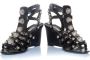 Balenciaga Vintage Pre-owned Leather sandals Black Dames - Thumbnail 4