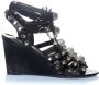 Balenciaga Vintage Pre-owned Leather sandals Black Dames - Thumbnail 6