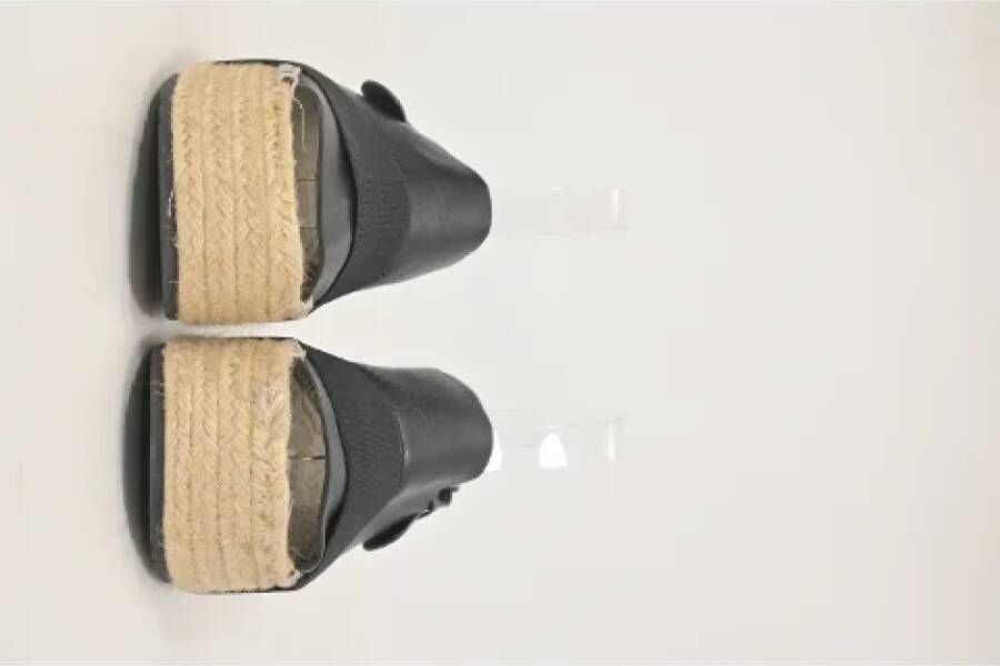 Balenciaga Vintage Pre-owned Leather sandals Black Dames