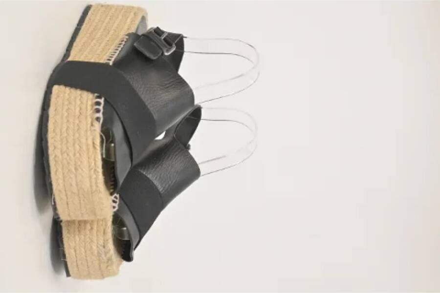 Balenciaga Vintage Pre-owned Leather sandals Black Dames