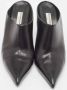 Balenciaga Vintage Pre-owned Leather sandals Black Dames - Thumbnail 2