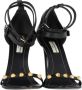 Balenciaga Vintage Pre-owned Leather sandals Black Dames - Thumbnail 3