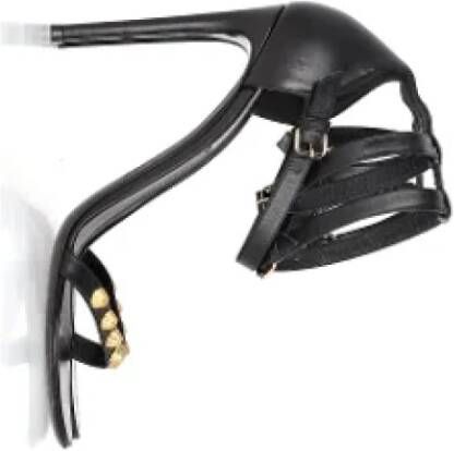 Balenciaga Vintage Pre-owned Leather sandals Black Dames