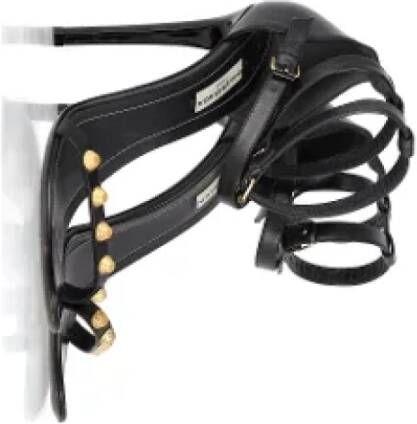 Balenciaga Vintage Pre-owned Leather sandals Black Dames