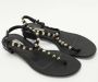Balenciaga Vintage Pre-owned Leather sandals Black Dames - Thumbnail 2
