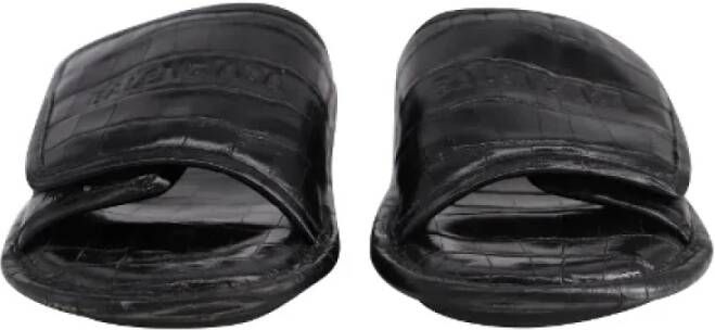 Balenciaga Vintage Pre-owned Leather sandals Black Heren