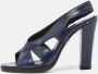 Balenciaga Vintage Pre-owned Leather sandals Blue Dames - Thumbnail 2