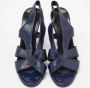 Balenciaga Vintage Pre-owned Leather sandals Blue Dames - Thumbnail 3