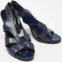 Balenciaga Vintage Pre-owned Leather sandals Blue Dames - Thumbnail 4