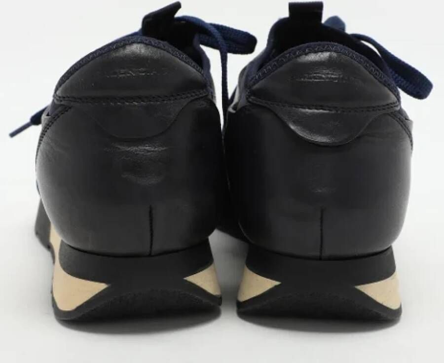 Balenciaga Vintage Pre-owned Leather sandals Blue Dames