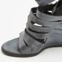 Balenciaga Vintage Pre-owned Leather sandals Gray Dames - Thumbnail 3