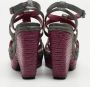 Balenciaga Vintage Pre-owned Leather sandals Gray Dames - Thumbnail 5