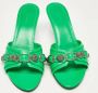 Balenciaga Vintage Pre-owned Leather sandals Green Dames - Thumbnail 3