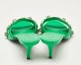 Balenciaga Vintage Pre-owned Leather sandals Green Dames - Thumbnail 5