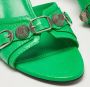 Balenciaga Vintage Pre-owned Leather sandals Green Dames - Thumbnail 7