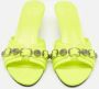Balenciaga Vintage Pre-owned Leather sandals Green Dames - Thumbnail 3