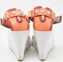 Balenciaga Vintage Pre-owned Leather sandals Orange Dames - Thumbnail 5