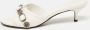Balenciaga Vintage Pre-owned Leather sandals White Dames - Thumbnail 2