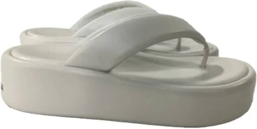 Balenciaga Vintage Pre-owned Leather sandals White Dames