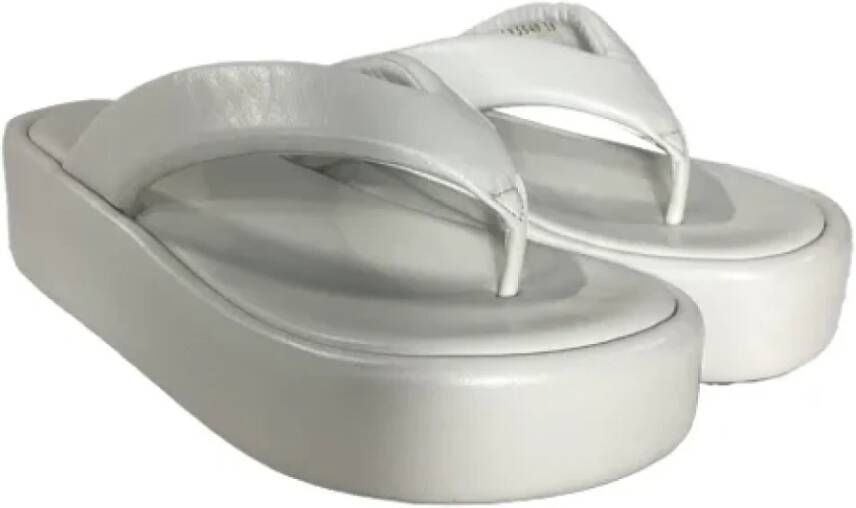 Balenciaga Vintage Pre-owned Leather sandals White Dames