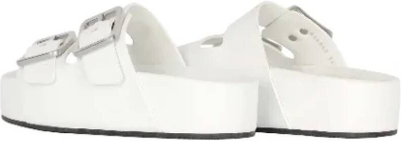 Balenciaga Vintage Pre-owned Leather sandals White Dames