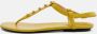 Balenciaga Vintage Pre-owned Leather sandals Yellow Dames - Thumbnail 2