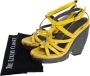 Balenciaga Vintage Pre-owned Leather sandals Yellow Dames - Thumbnail 7
