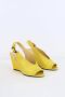 Balenciaga Vintage Pre-owned Leather sandals Yellow Dames - Thumbnail 3