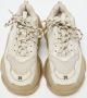 Balenciaga Vintage Pre-owned Leather sneakers Beige Dames - Thumbnail 3