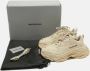 Balenciaga Vintage Pre-owned Leather sneakers Beige Dames - Thumbnail 9