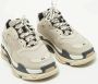 Balenciaga Vintage Pre-owned Leather sneakers Beige Dames - Thumbnail 4