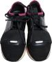Balenciaga Vintage Pre-owned Leather sneakers Black Dames - Thumbnail 2