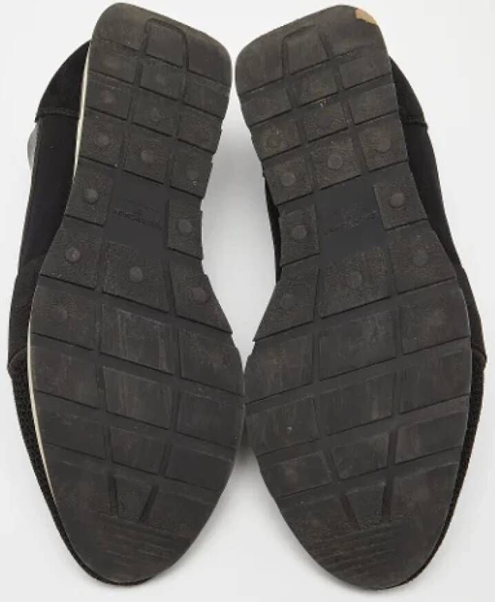 Balenciaga Vintage Pre-owned Leather sneakers Black Dames