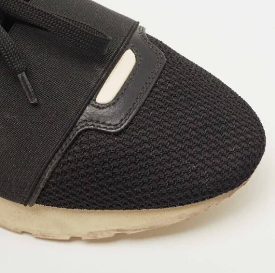 Balenciaga Vintage Pre-owned Leather sneakers Black Dames
